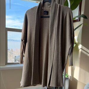 Zara Brown Open Front Cardigan